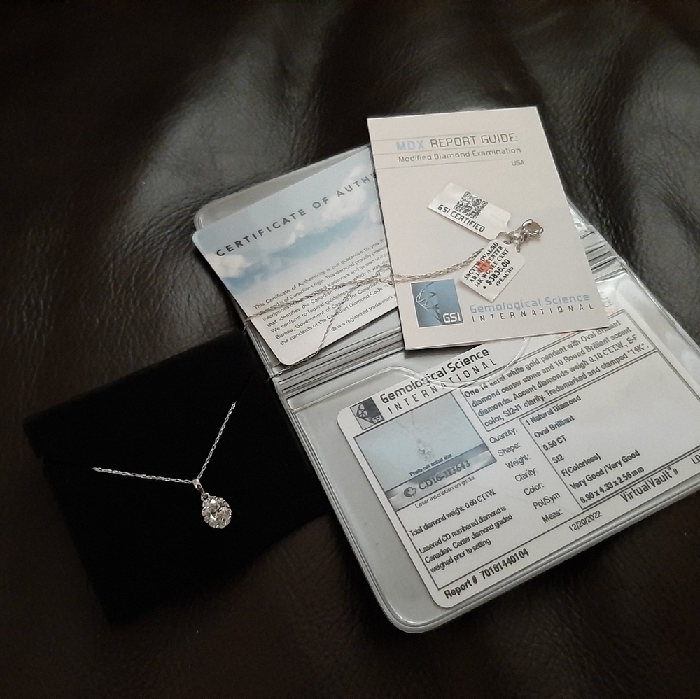 Certified Genuine Diamond Necklace